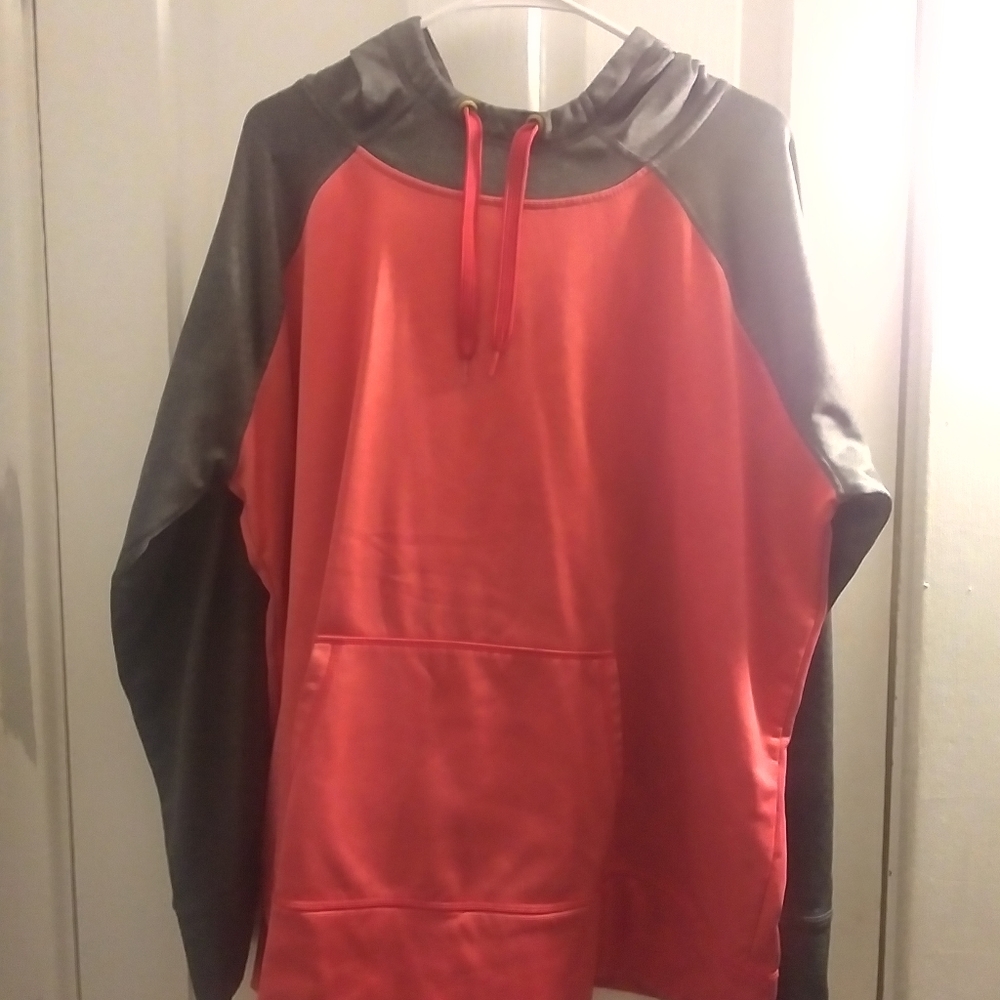 Pink and Grey Athletic Sweatshirt